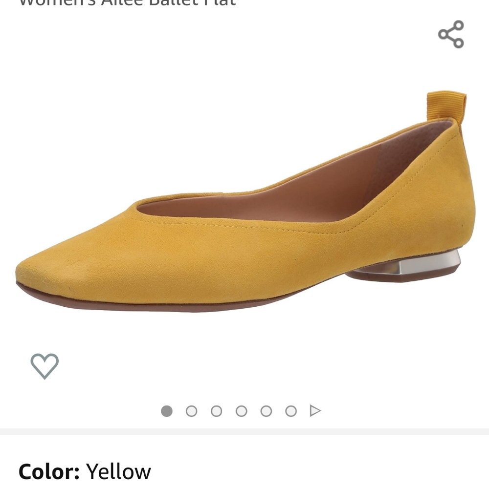 Beautiful New yellow flats